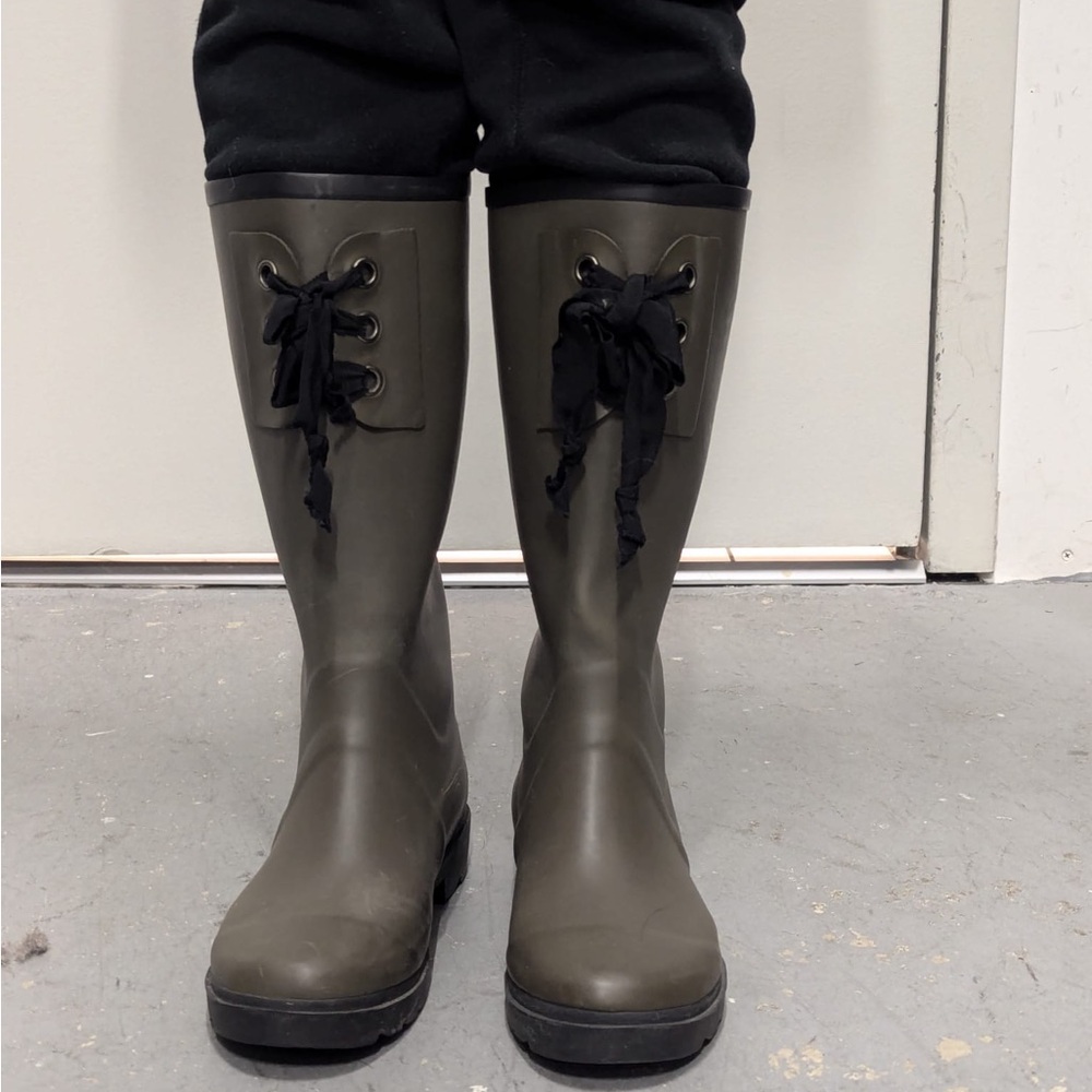 Tall Rain Boots - bought from Tokyo when travelling.